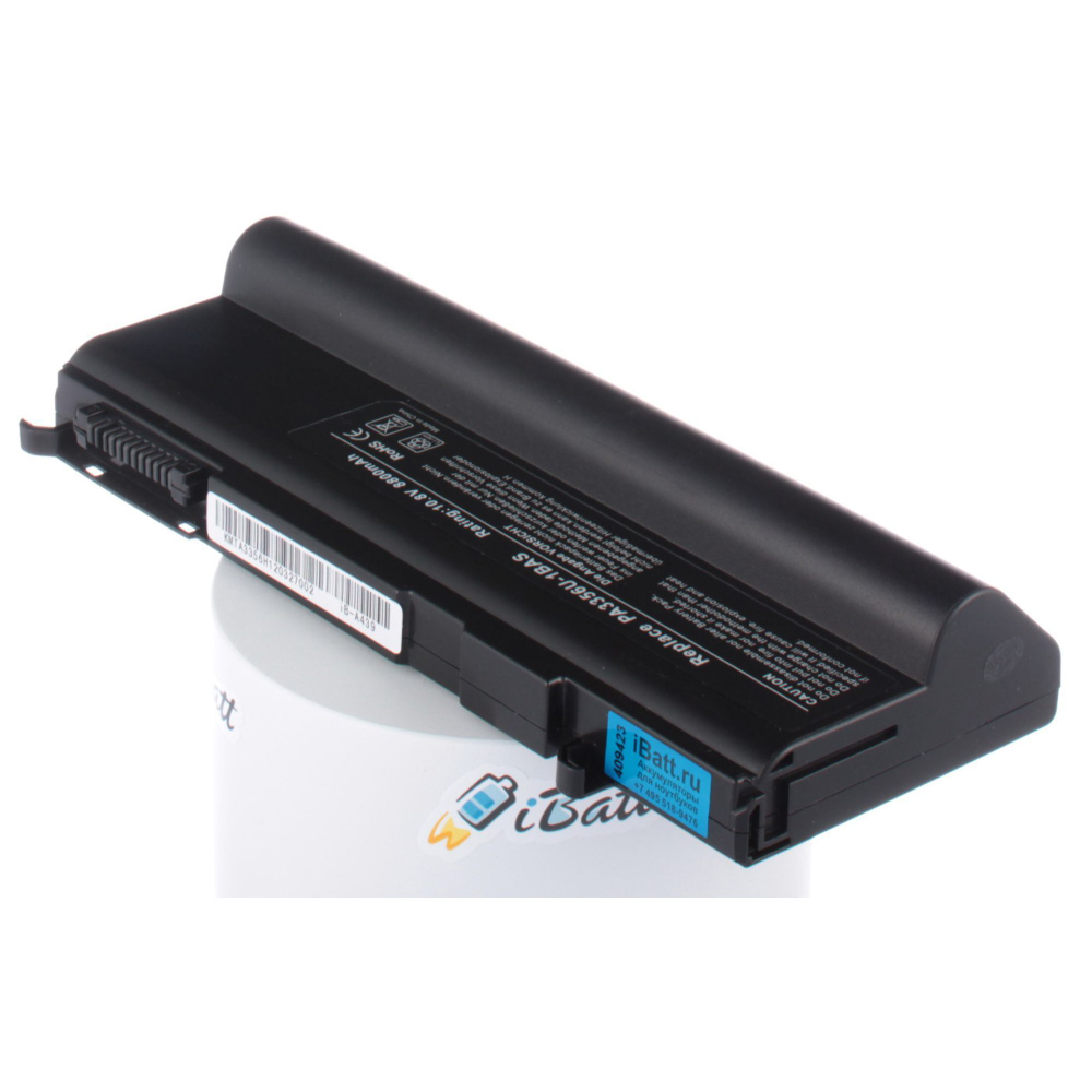 Аккумулятор iBatt 8800mAh, для PA3356U PA3356U-3BRS PA3456U-1BRS PA3588U-1BRS PA3587U-1BRS PA3356U-1BRS PA3356U-1BAS PA3509U-1BRM PABAS072