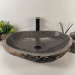 Раковина из речного камня RS-65467 60*48*16 0858