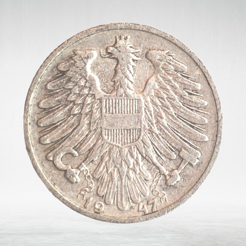Austria, 1 Schilling, 1947, VF