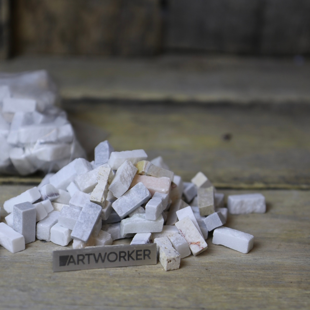 Колотой натуральный камень светлых оттенков NS-Set-Light