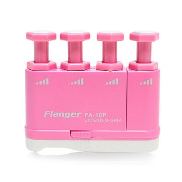 FA-10P-P Extend-O-Grip Тренажер для пальцев, регулируемый, розовый, Flanger