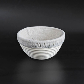 Круглая корзинка для расстойки из ротанга XS, 18 см, до 400г теста