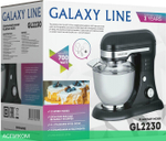 Миксер Galaxy GL2230 черный