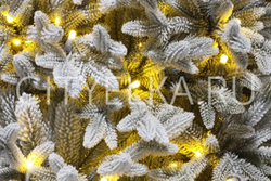 Ель искусственная интерьерная заснеженная световая "Эльга"