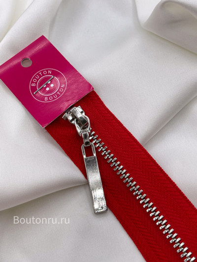 Молния красная серебро