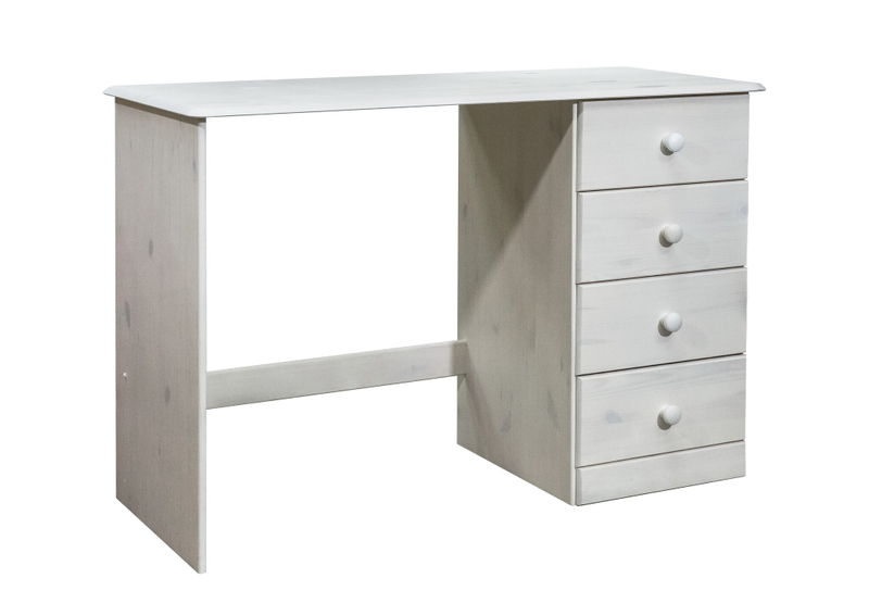 Стол письменный Хаба 4 ящика, белый