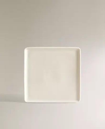 ZARA HOME МЫЛЬНИЦА ДЛЯ ВАННОЙ ИЗ КЕРАМИКИ, БЕЛЫЙ