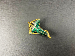 Фибула. "Листок Лориэна" малая