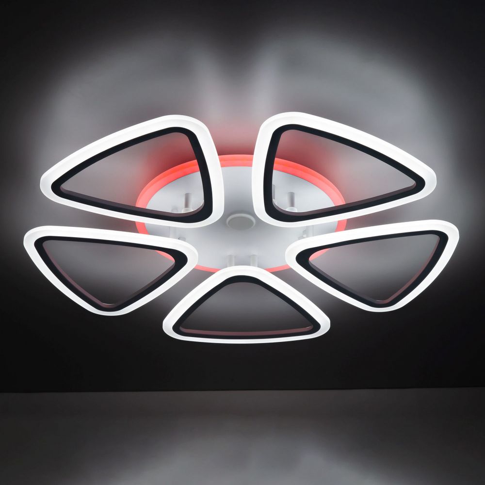 Citilux Мальта Смарт CL234A250E RGB Умная люстра Белая