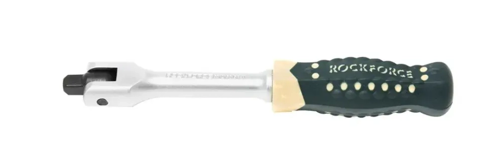 Вороток шарнирный с резиновой ручкой 150мм, 1/4'' RockForce##Rock FORCE RF-8012150