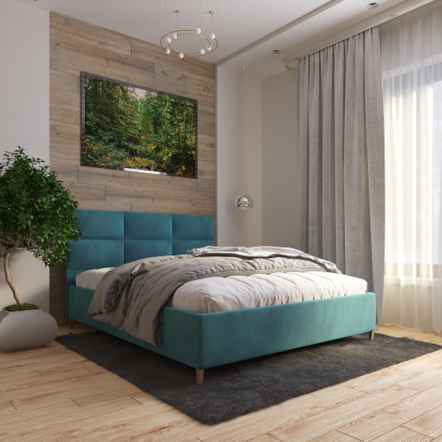 Двуспальная кровать с подъемным механизмом Мидл, 160х200