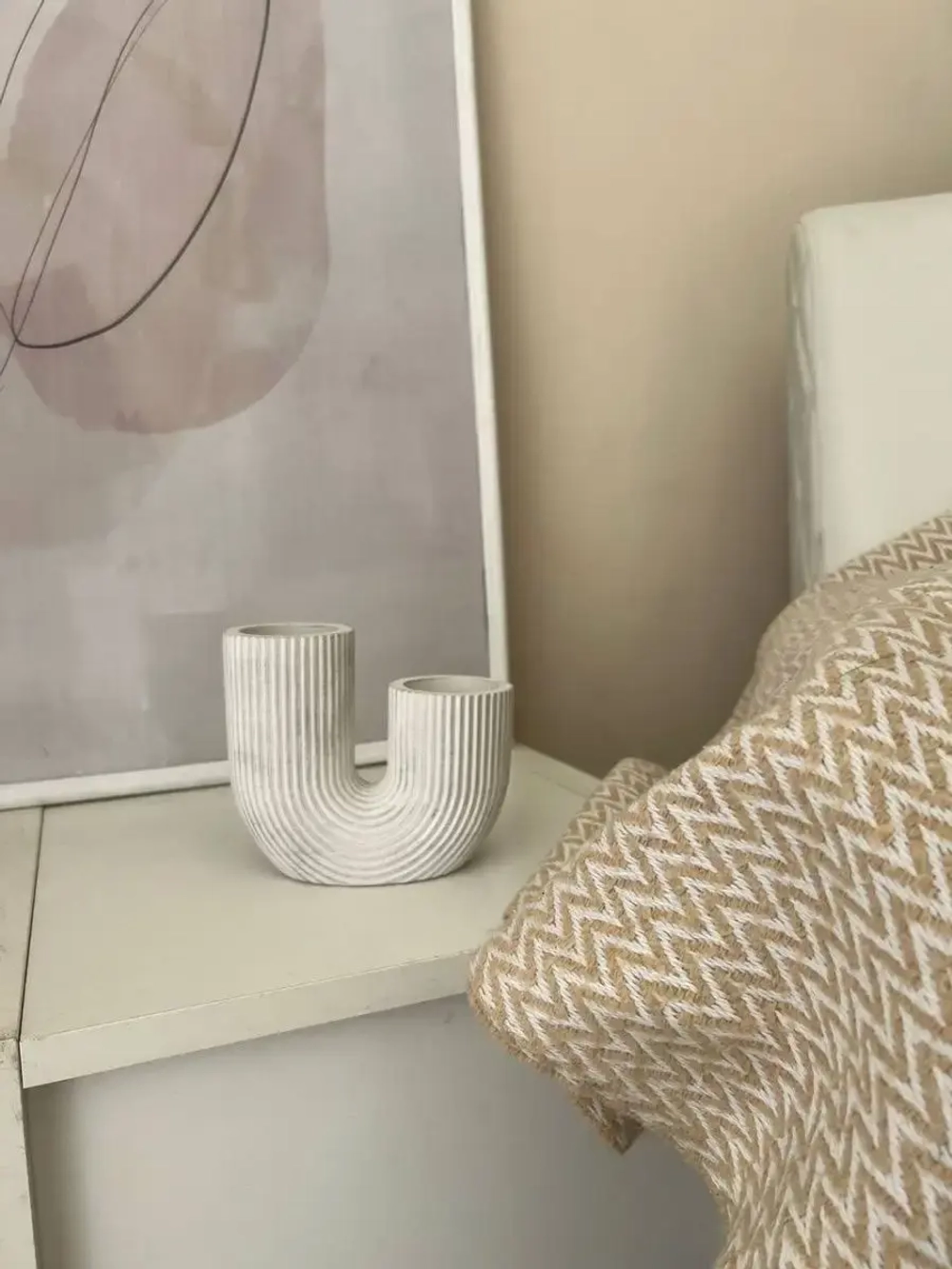 Ваза для цветов "Вермишель" Кашпо для дома Скульптура