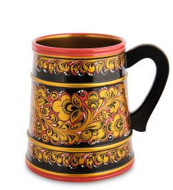 Народные промыслы ХЛ-040/2 Кружка 160*140 (Хохлома)