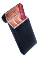 Чехол Gentili на 3 сигары — карбон / "Игуана"