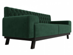 Диван прямой Мюнхен Люкс, Зеленый, Велюр, 109123