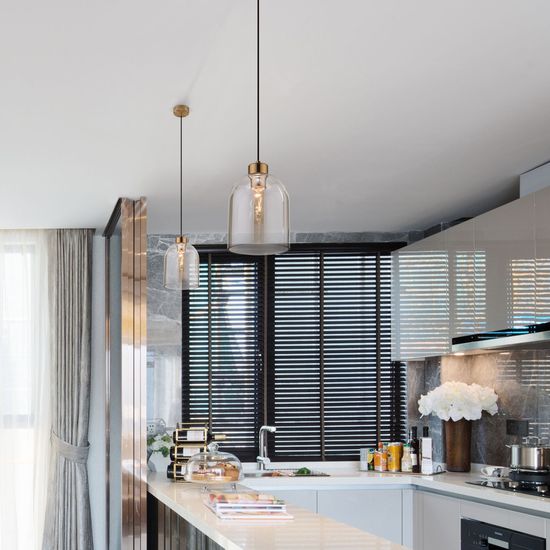 50119/1 / подвесной светильник / латунь