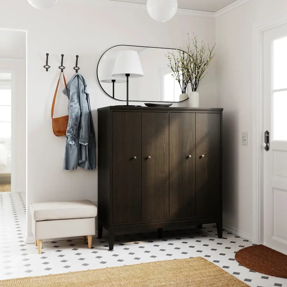 Гардероб - IKEA IDANÄS /ИДАНАС ИКЕА, 135х121х50 см, коричневый