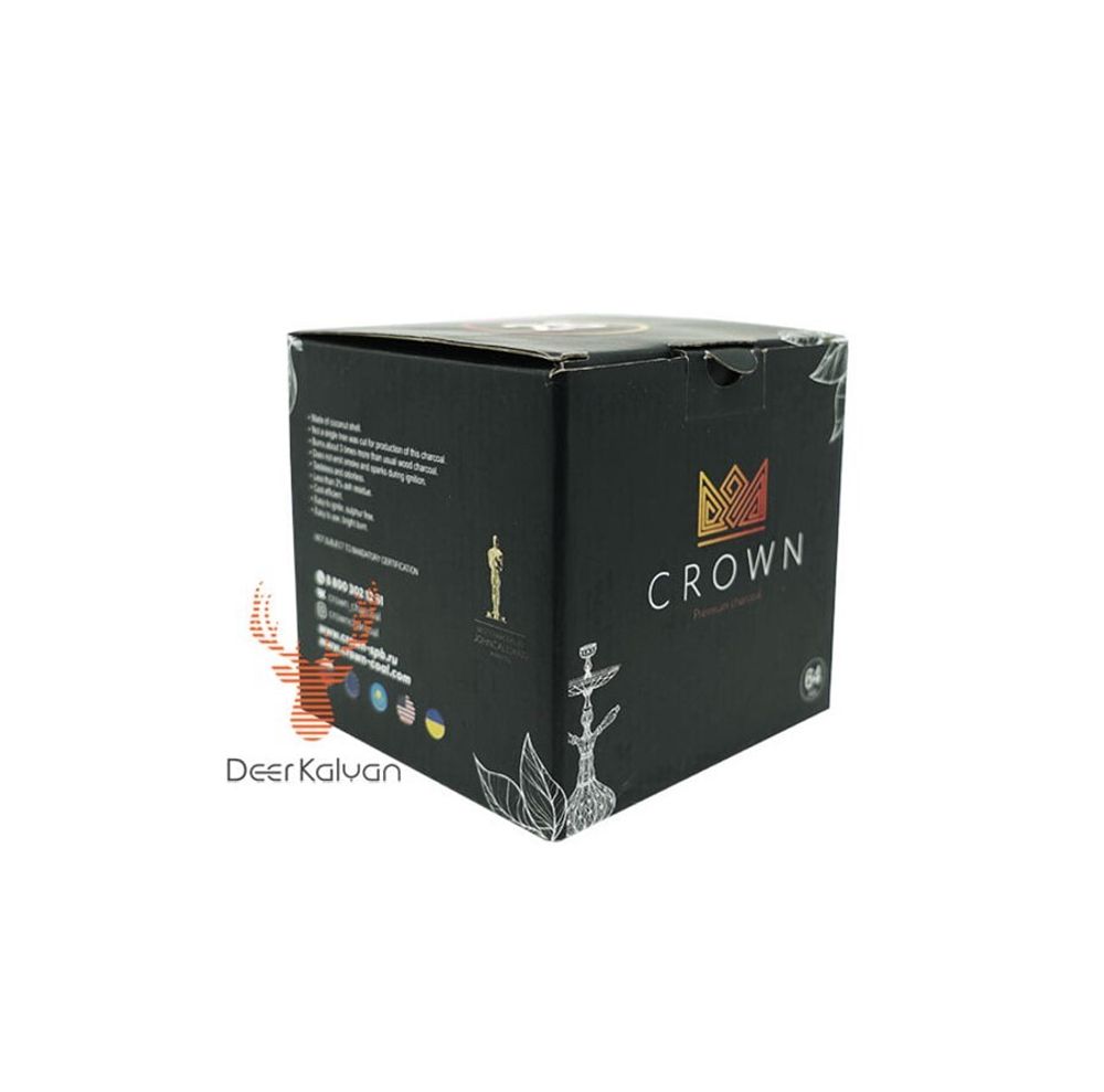 Уголь для кальяна &quot;Crown&quot; (26 мм.) 64 шт.