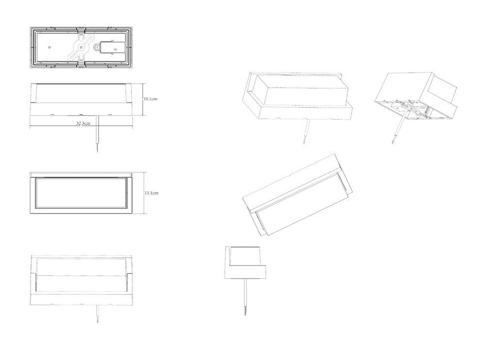 Уличный настенный светильник Arte Lamp