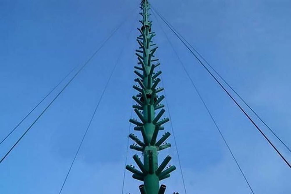 Уличная елка ствольная "Альпийская белая сосна" (Леска белая) 8 м