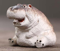 316054 Фигурка "Бегемот", керамика