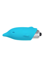 Голубой мини-вибратор Jolly - 7,5 см.