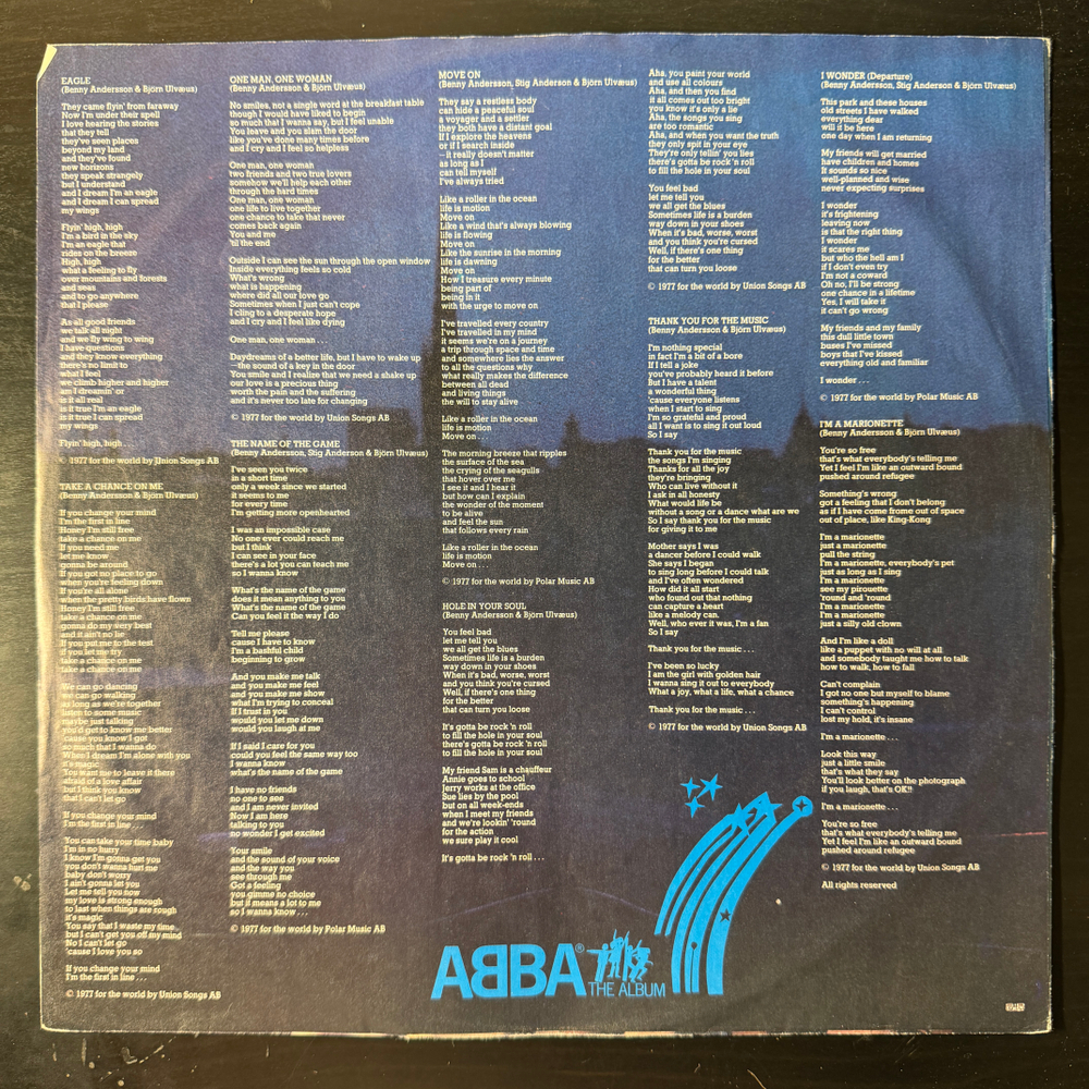 Виниловая пластинка ABBA - The Album LP