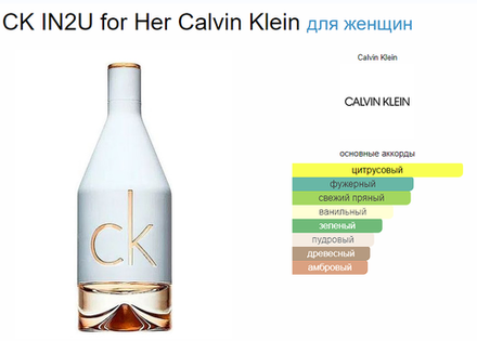 Calvin Klein CK IN2U for Her 100 ml (duty free парфюмерия)