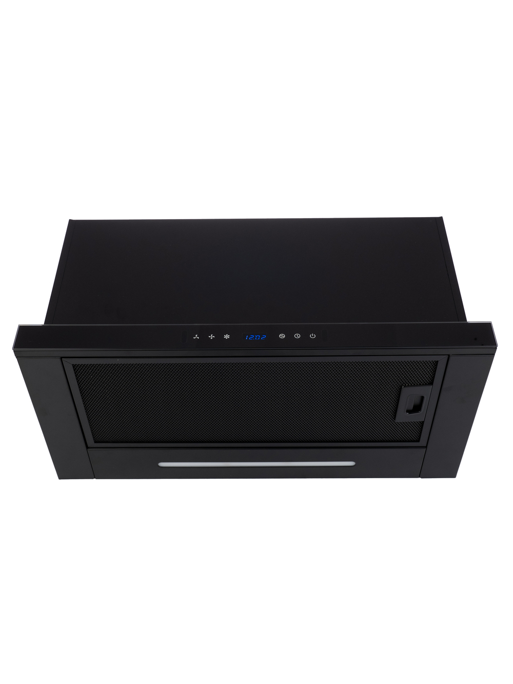Кухонная вытяжка MACBI B-MTA-G60GW BL1200м3/ч Черная, Жесты+Wi-Fi, авто выдвижная