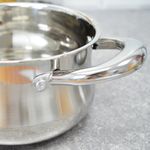 Набор кастрюль 3 предмета (1,9л, 2,7л, 3,6л) нерж Bella Cucina BC-2142