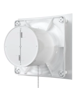 Вентилятор накладной QUADRO D100 обратный клапан тяговый выключатель