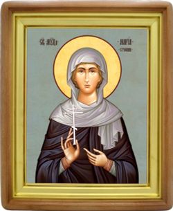 Мария Стефани Святая мученица. Икона на холсте.