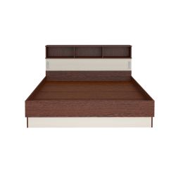 Кровать 1600 Уфимка (венге/дуб молочный), МФ 1+1