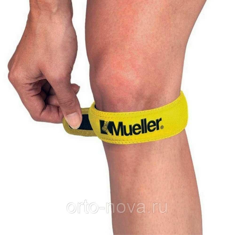 994 Фиксирующий ремень MUELLER 994 JUMPER’S KNEE STRAP желтый