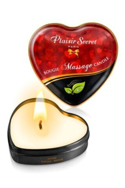 Массажная свеча с натуральным ароматом Bougie Massage Candle Nature (35 мл) (Цвет: белый)