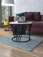 Журнальный стол Адидас - ЧБ - МДФ в ПВХ