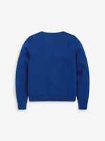 Кардиган школьный с карманами для девочки Next 691-746, Синий