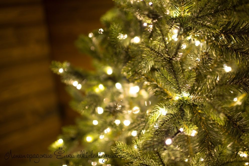 Елка с гирляндой «Грацио»й (Литая+пвх) 120 см / 1,2 м