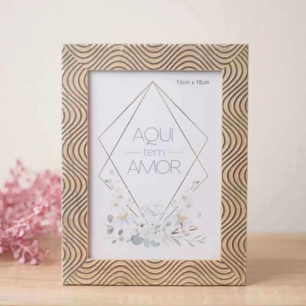 Фоторамка 13*18см «Верона» песочный, пластик