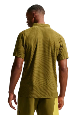 Теннисное поло Nike Court Slam Advantage Sinner - olive flak/white