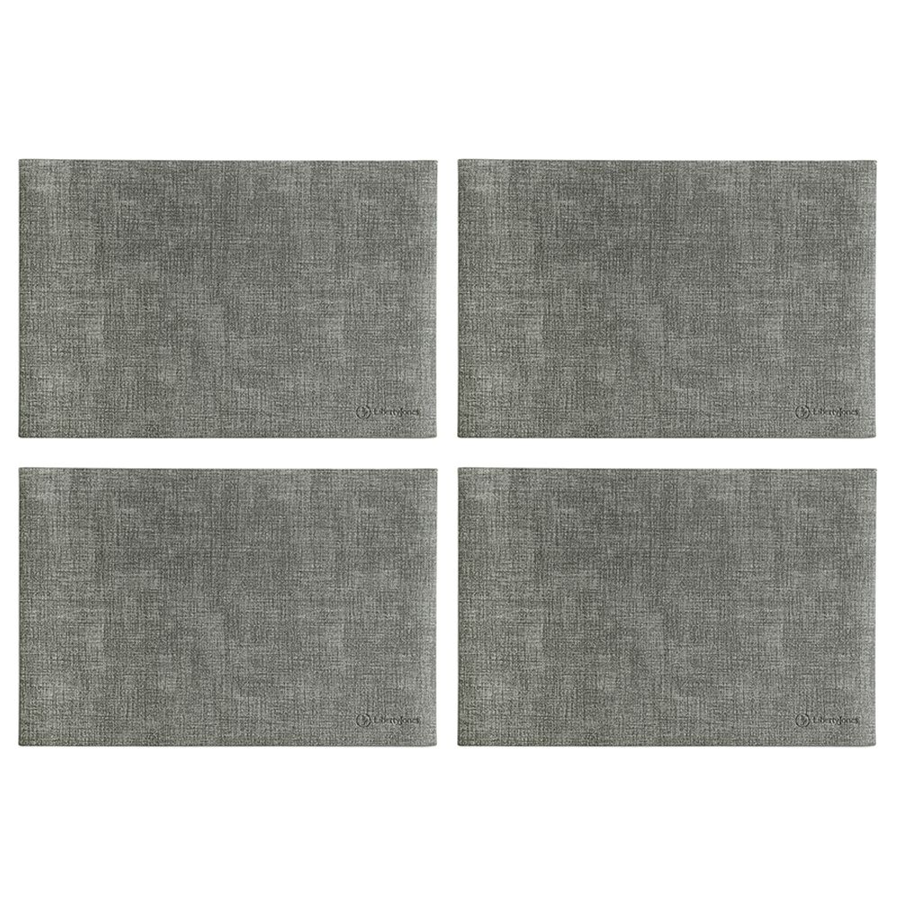 Набор из 4-х сервировочных салфеток Leanera, 30х45 см, серые