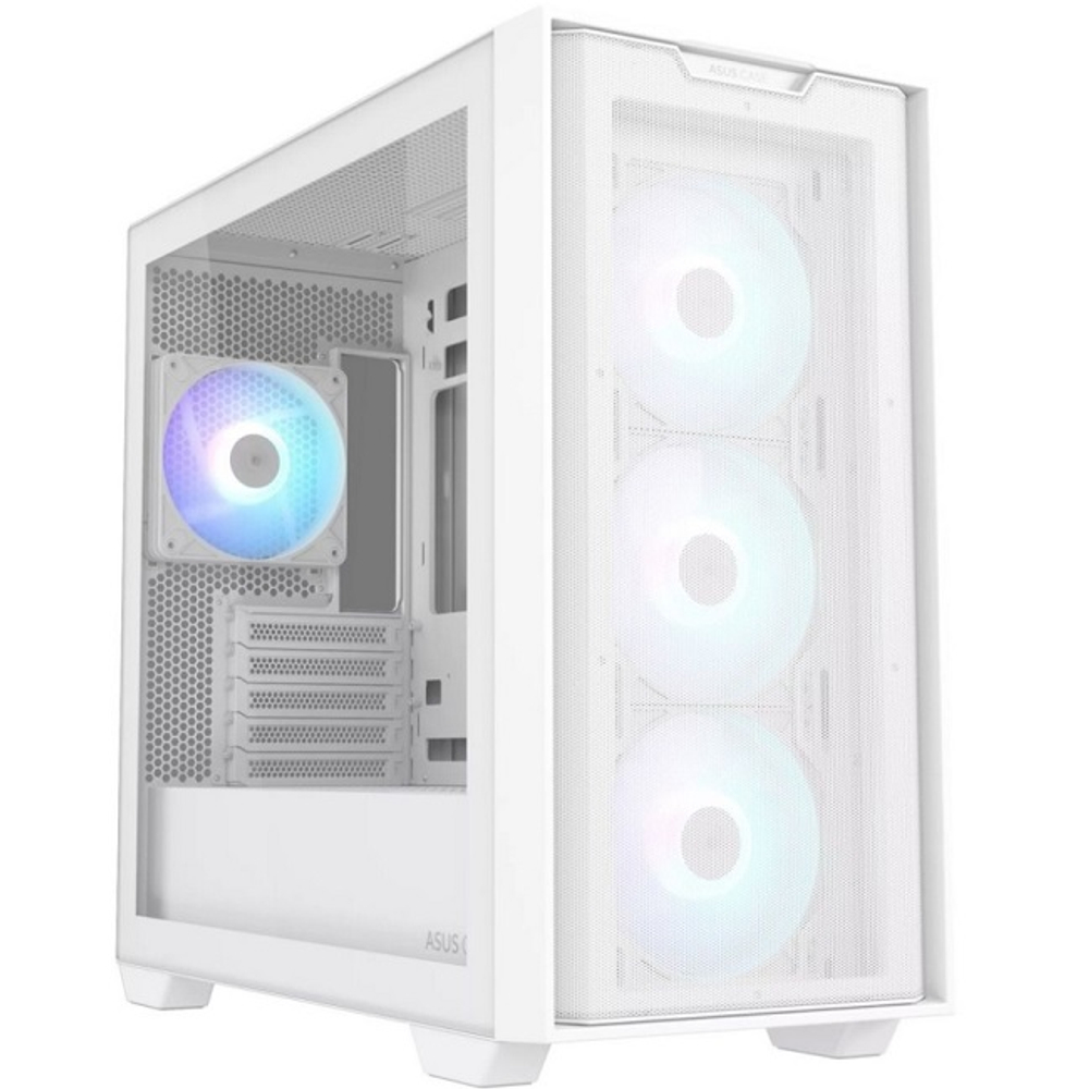 Корпус Mini-Tower ASUS A21 PLUS TG ARGB White, Micro-ATX (90DC00H3-B19010)