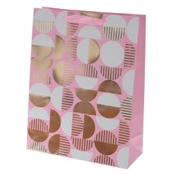 GAEM Пакет подарочный L (бумага 210г/м2, блок микс 12шт), L30 W12 H39 см, 4в.