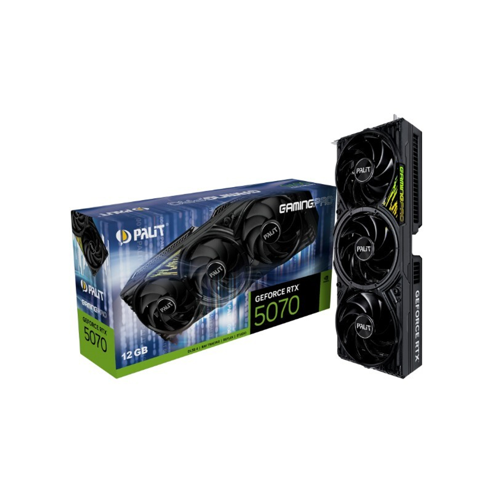 Видеокарта Palit GeForce RTX™ 5070 GamingPro 12Gb GDDR7