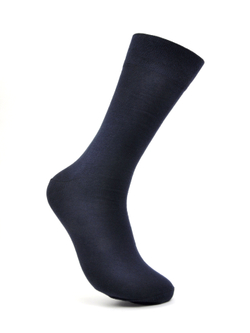 Носки высокие мужские, набор 3 пары, темно-синий