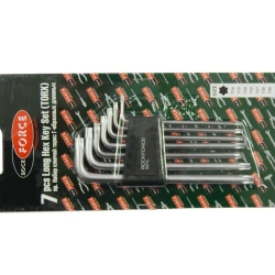 Набор ключей TORX Г-образных длинных, 7пр.(Т10,Т15,Т20,Т25,Т27,Т30,Т40) в пластиковом держателе RockForce##Rock FORCE RF-5071L