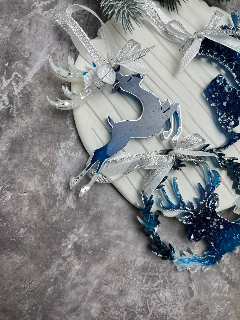 Набор новогодних елочных 3 шт