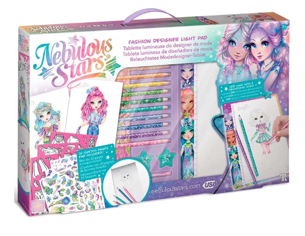 Детский световой планшет Дизайнера, серия Space Nebulous Stars