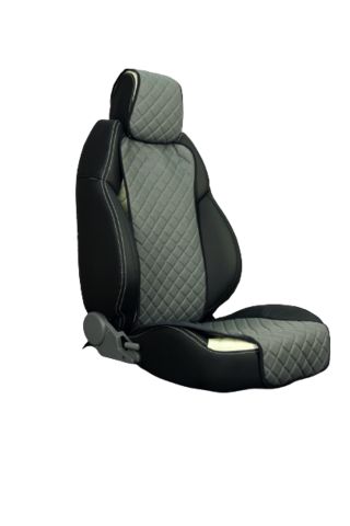 Экокожа Ромб - Модель №3 широкое сиденье и спинка (цена за пару)