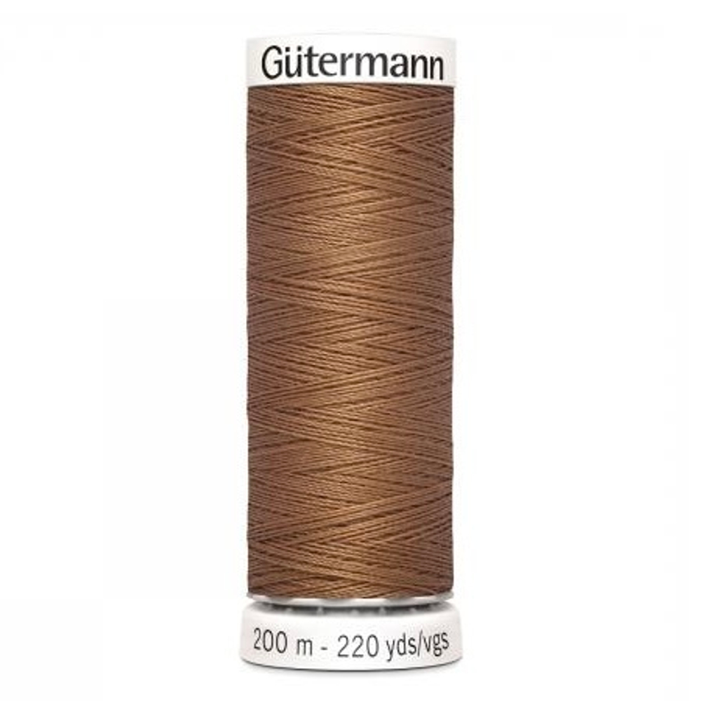 Нить Sew-All 200 м, Gutermann, 842 средне серо-коричневый